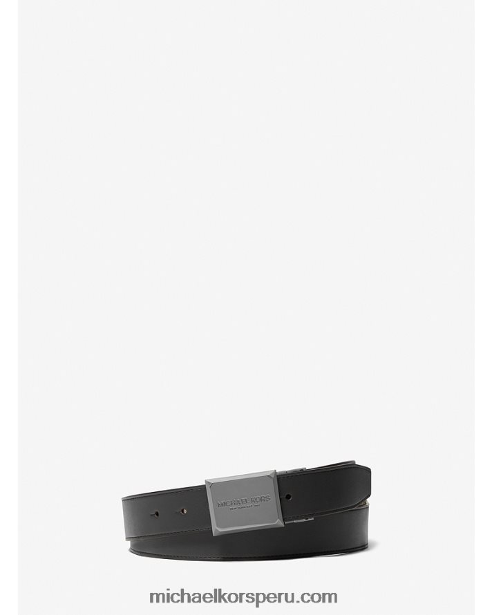 Z48V3315 admrl/plazul hombres Michael Kors logo reversible y cinturón de piel