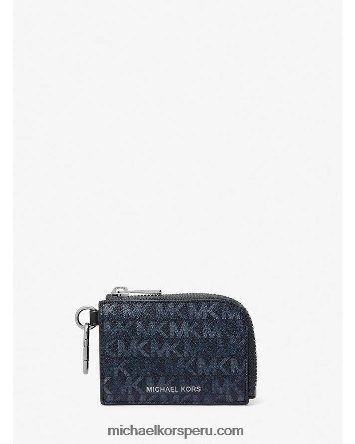 Z48V3346 admrl/plazul hombres Michael Kors set de regalo de llavero y cartera con logo