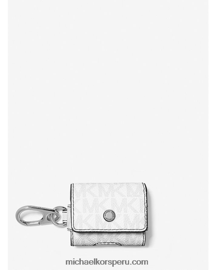 Z48V3354 brillante hombres Michael Kors funda con clip de logotipo para airpods de apple