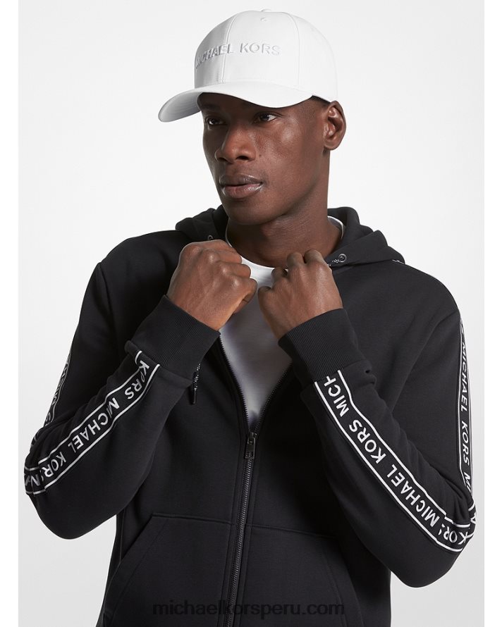 Z48V3369 blanco hombres Michael Kors gorra de beisbol bordada