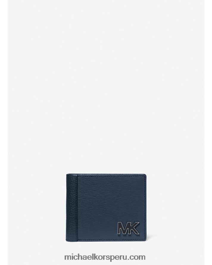 Z48V3202 Armada hombres Michael Kors billetera de cuero hudson