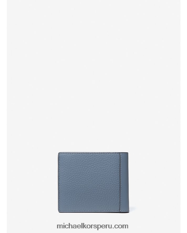 Z48V3233 mezclilla hombres Michael Kors billetera de cuero hudson