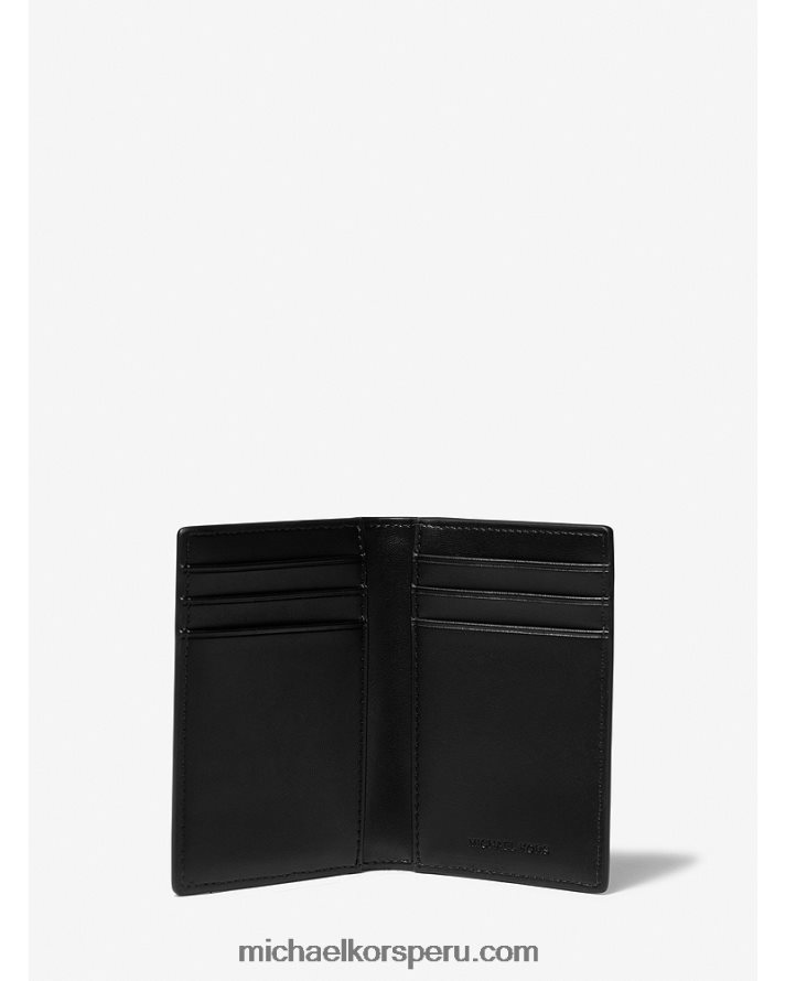 Z48V3255 admrl/plazul hombres Michael Kors tarjetero plegable con logo de hudson