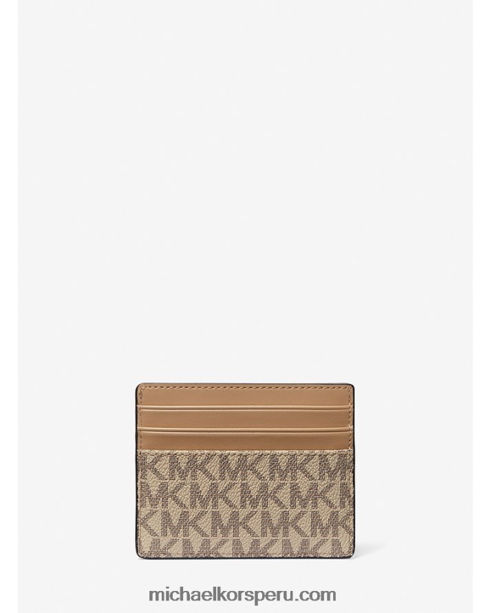 Z48V3265 amarillo hombres Michael Kors tarjetero alto cooper con logo gráfico