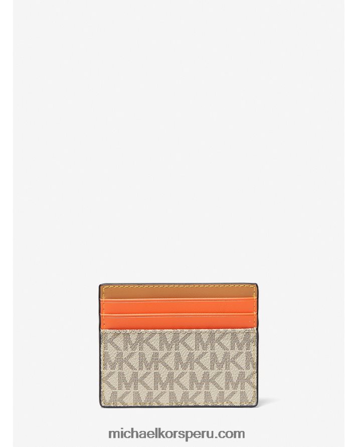 Z48V3276 chino multi hombres Michael Kors tarjetero alto con logo cooper