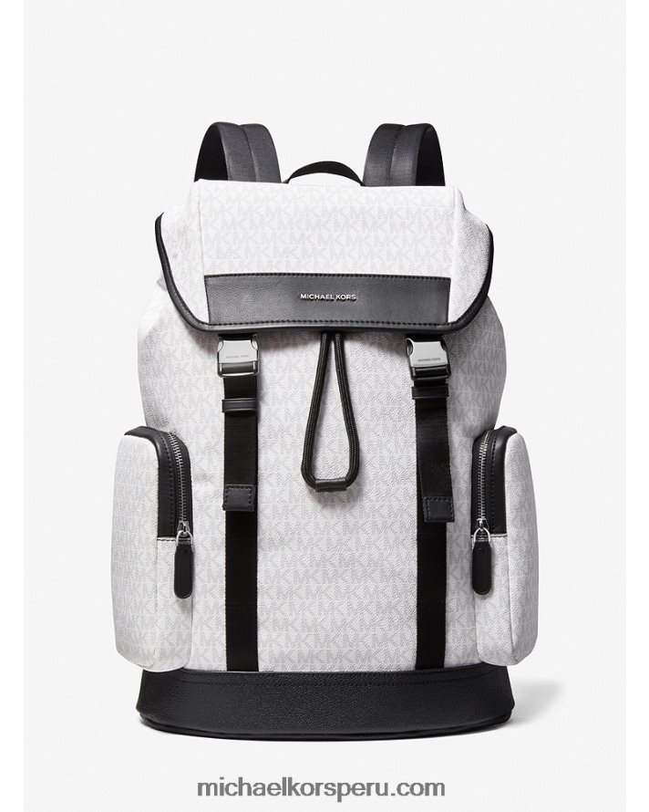 Z48V3160 brillante hombres Michael Kors mochila con logo