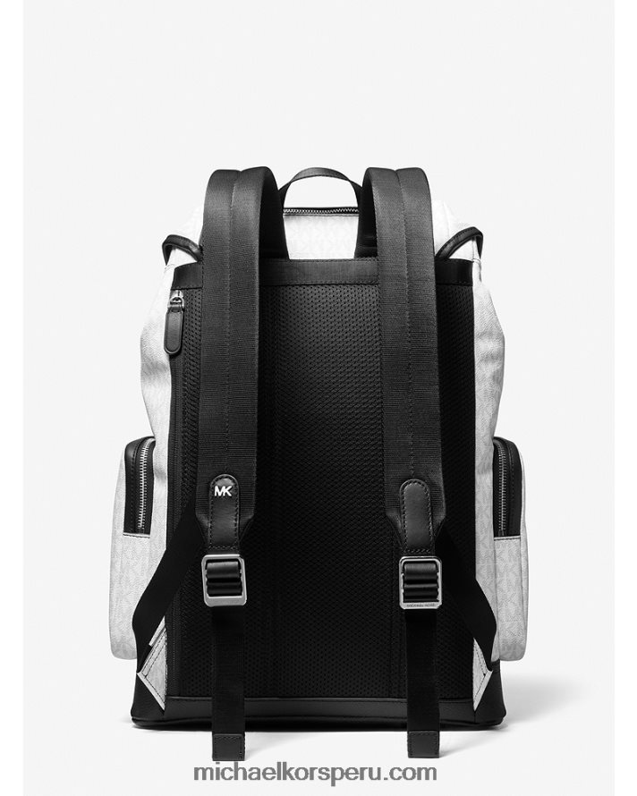 Z48V3160 brillante hombres Michael Kors mochila con logo