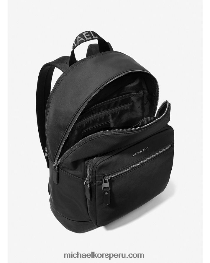 Z48V3167 negro hombres Michael Kors mochila de nailon hudson