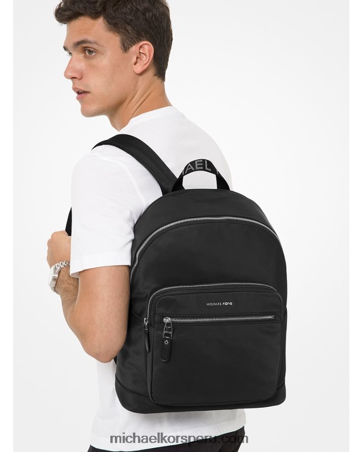 Z48V3167 negro hombres Michael Kors mochila de nailon hudson