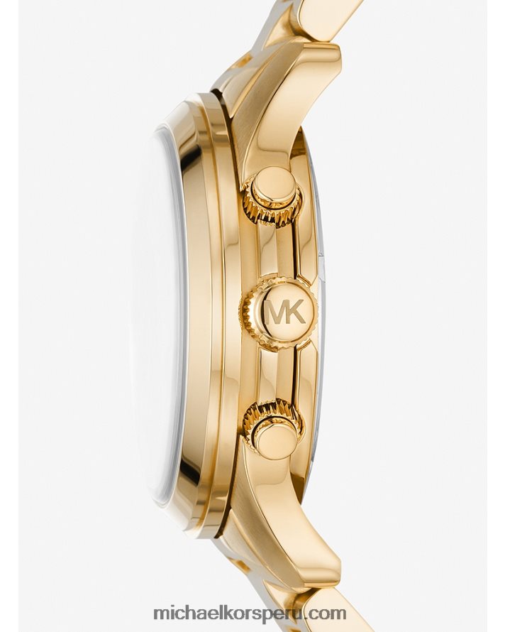 Z48V3279 oro hombres Michael Kors reloj de pista