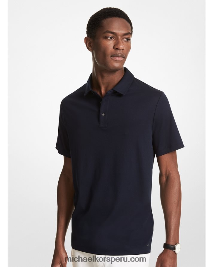 Z48V2883 medianoche hombres Michael Kors polo de algodón
