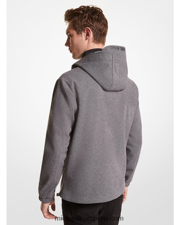 Z48V2786 ceniza hombres Michael Kors anorak tejido