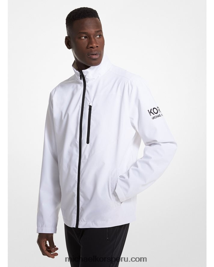 Z48V2792 blanco hombres Michael Kors chamarra tejida de golf