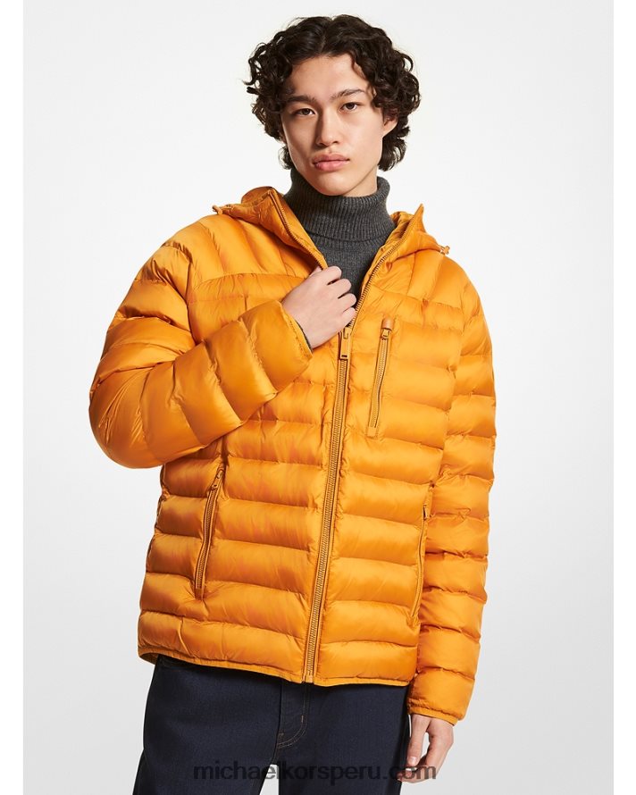 Z48V2806 maravilla hombres Michael Kors chamarra acolchada de nailon rialto