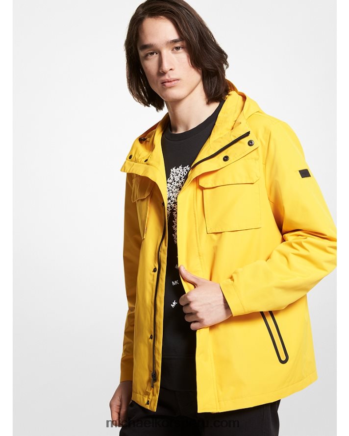 Z48V2828 amarillo hombres Michael Kors chaqueta tejida seattle