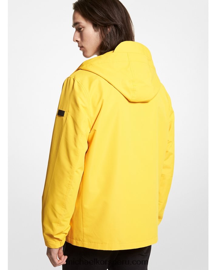 Z48V2828 amarillo hombres Michael Kors chaqueta tejida seattle