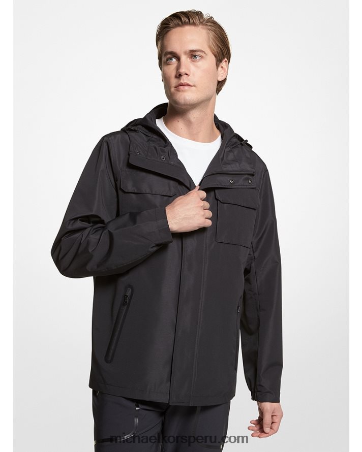 Z48V2830 negro hombres Michael Kors chaqueta tejida seattle