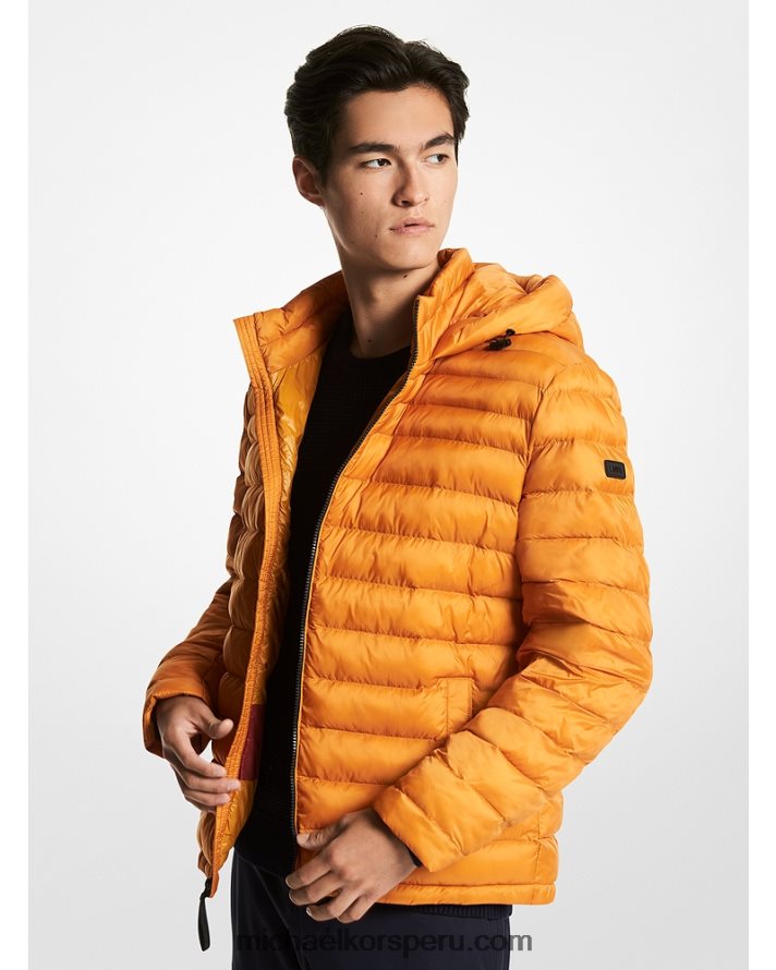 Z48V2842 maravilla hombres Michael Kors chamarra acolchada plegable