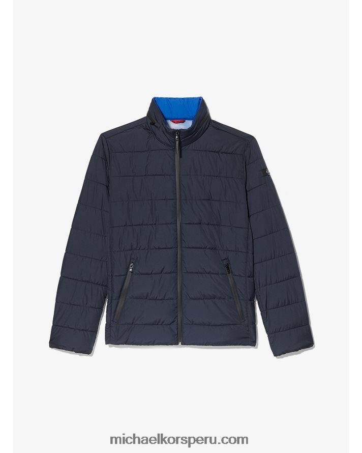 Z48V2853 medianoche hombres Michael Kors chaqueta acolchada acolchada