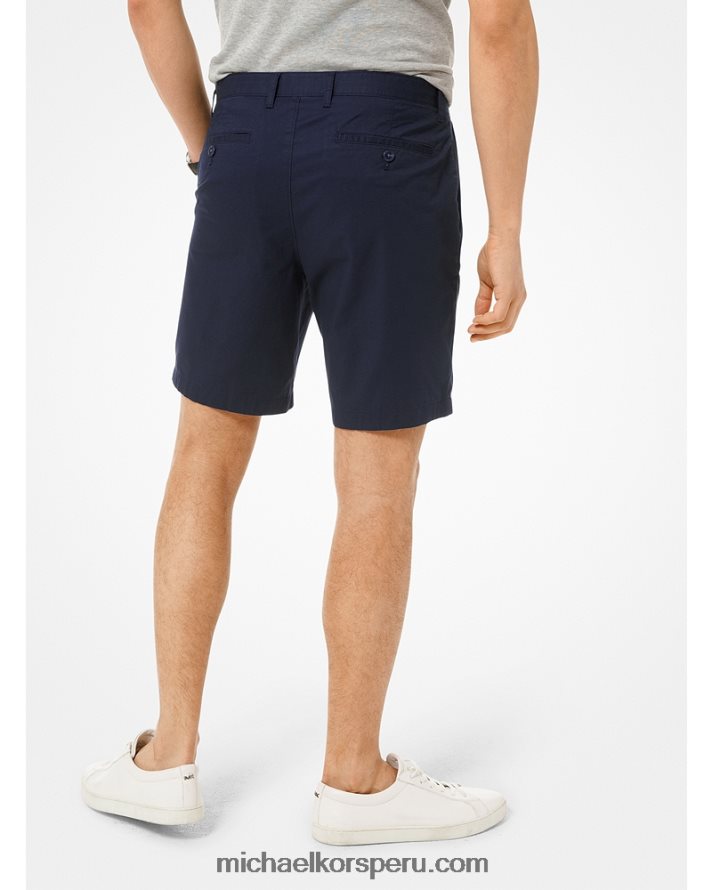 Z48V3147 medianoche hombres Michael Kors shorts de popelín lavados