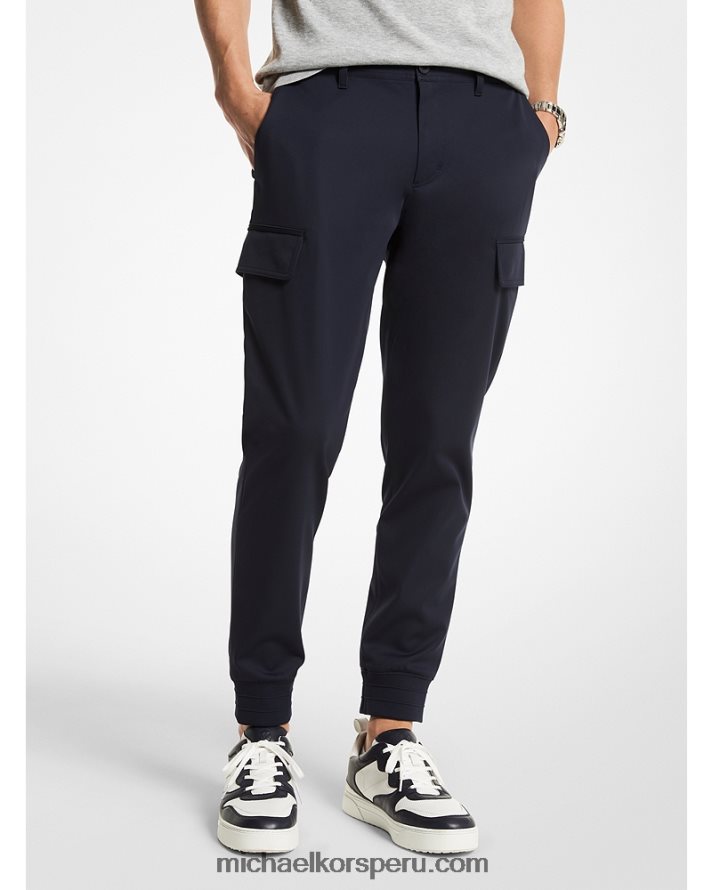 Z48V3095 drk medianoche hombres Michael Kors joggers cargo tejidos
