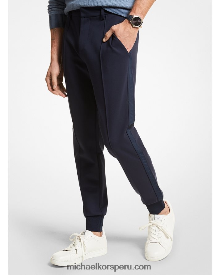 Z48V3109 medianoche hombres Michael Kors joggers de punto elástico