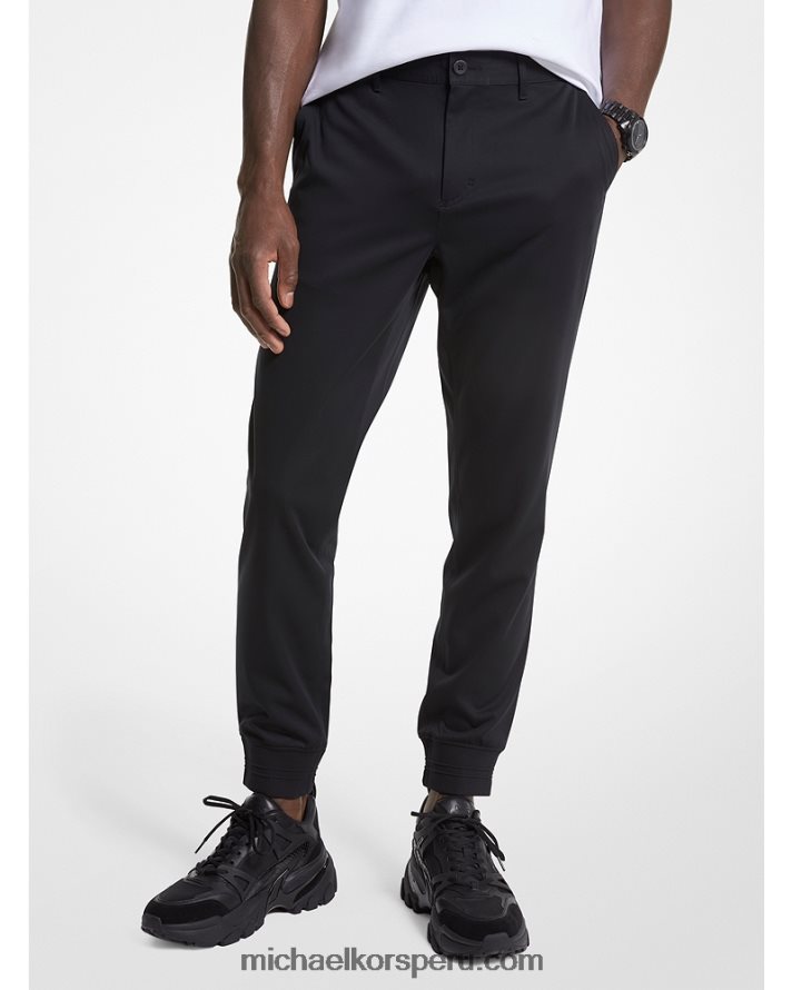 Z48V3110 negro hombres Michael Kors joggers tejidos