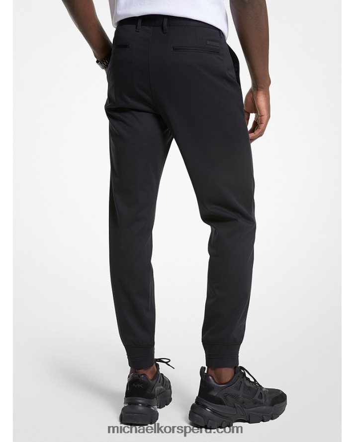 Z48V3110 negro hombres Michael Kors joggers tejidos
