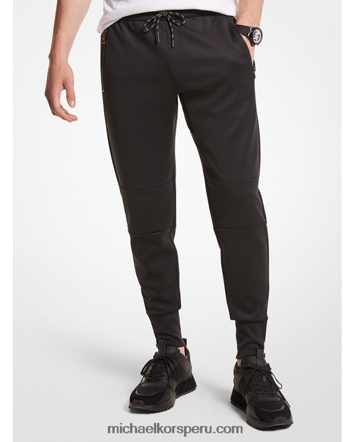 Z48V3111 negro hombres Michael Kors joggers de buceo