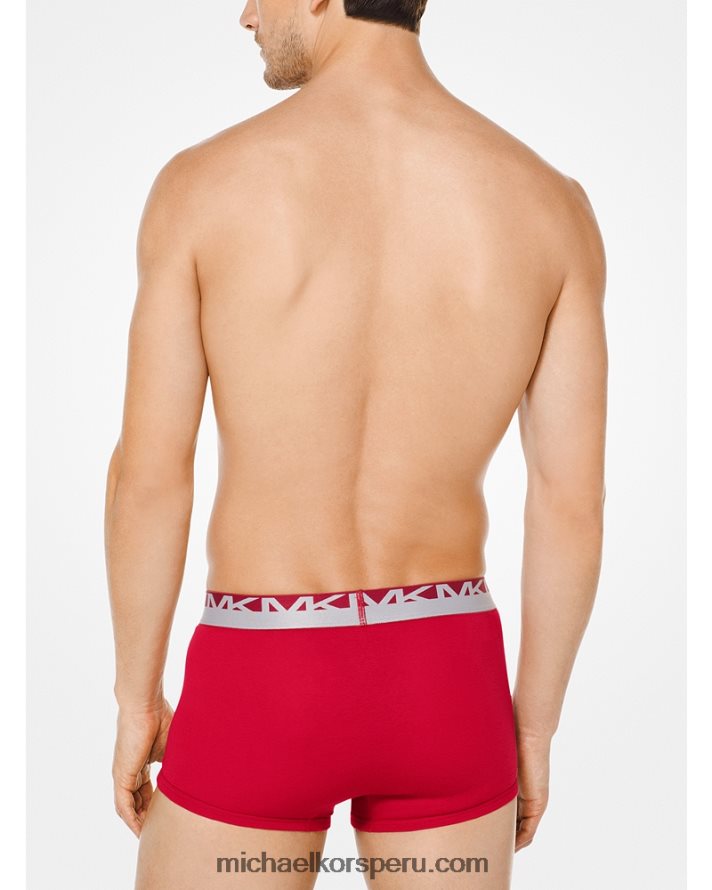 Z48V3170 cuero gris hombres Michael Kors Pack de 3 calzoncillos de algodón