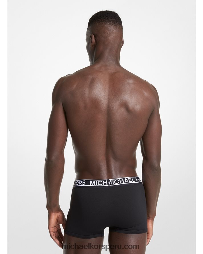 Z48V3175 negro hombres Michael Kors Pack de 3 calzoncillos de algodón