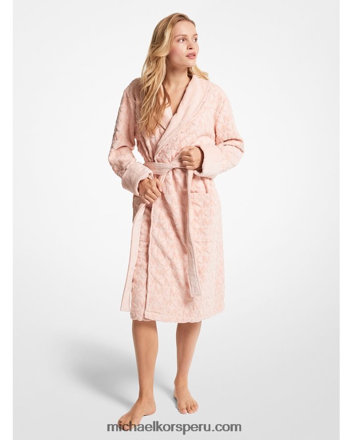 Z48V3178 ballet hombres Michael Kors bata de rizo de algodón con logo