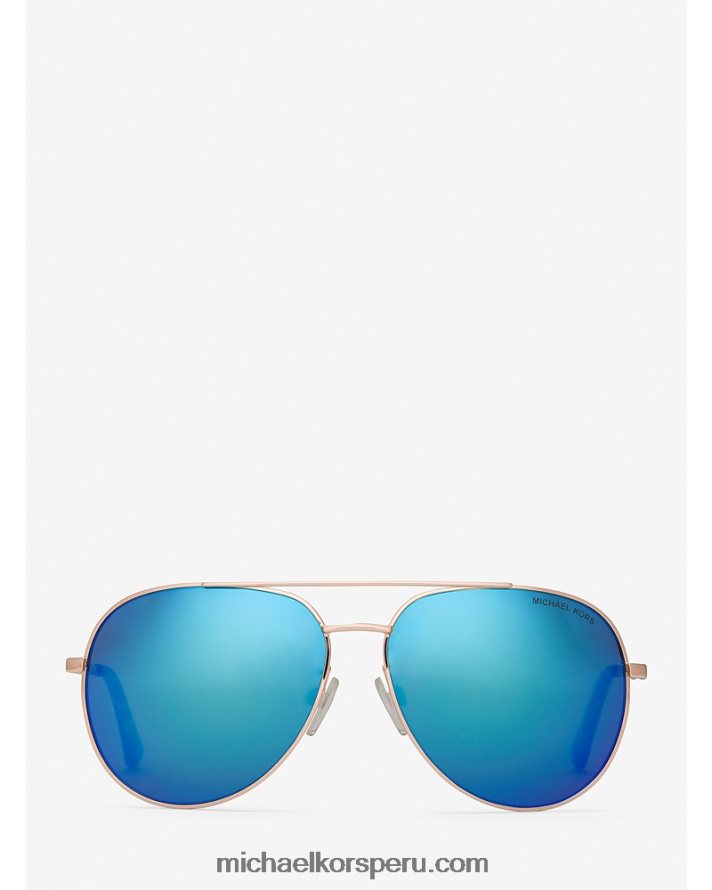 Z48V2671 oro rosa/cobalto mujer Michael Kors gafas de sol rodinara