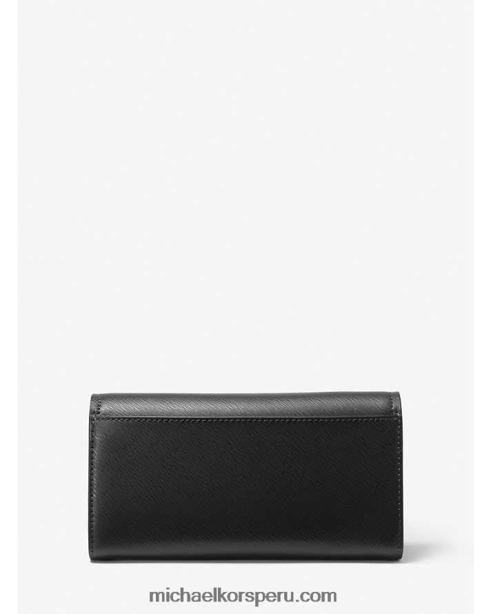 Z48V1699 negro mujer Michael Kors cartera plegable mimi grande de piel saffiano