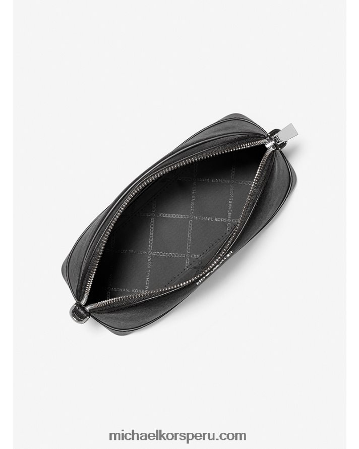 Z48V1013 negro mujer Michael Kors bolsa crossbody cúpula grande de piel saffiano