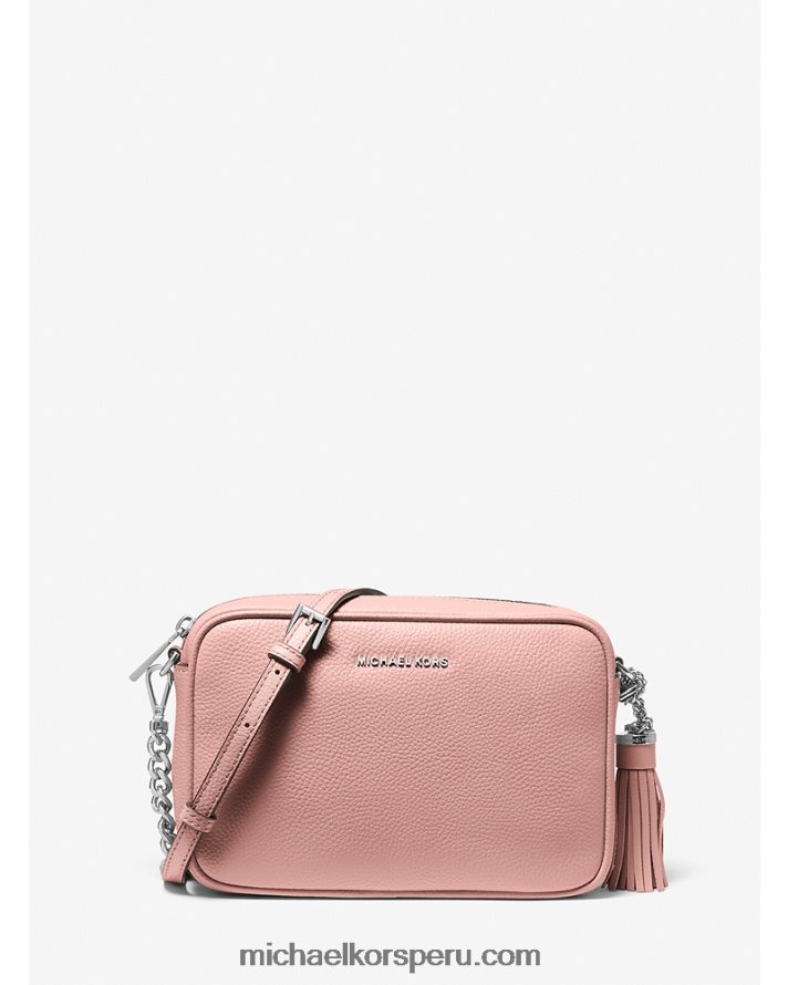 Z48V638 rosa mujer Michael Kors bandolera ginny de piel