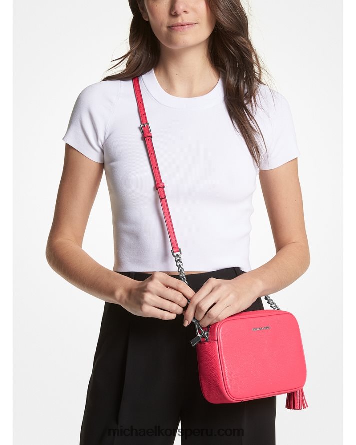 Z48V640 geranio mujer Michael Kors bandolera ginny de piel
