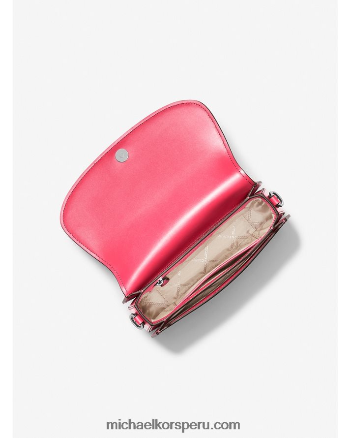 Z48V658 geranio mujer Michael Kors bolso messenger mila mediano de piel