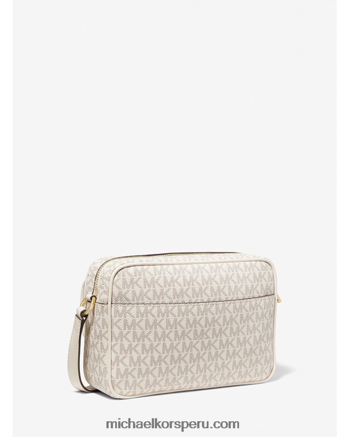 Z48V675 furgoneta/crema mujer Michael Kors bolsa crossbody Parker mediana con logo