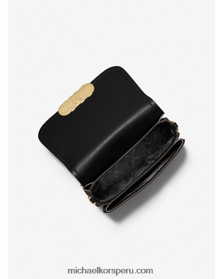 Z48V707 negro mujer Michael Kors bolso messenger parker mediano de piel