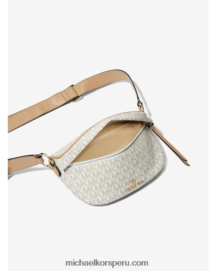Z48V709 camello mujer Michael Kors mochila slater extrapequeña con logo