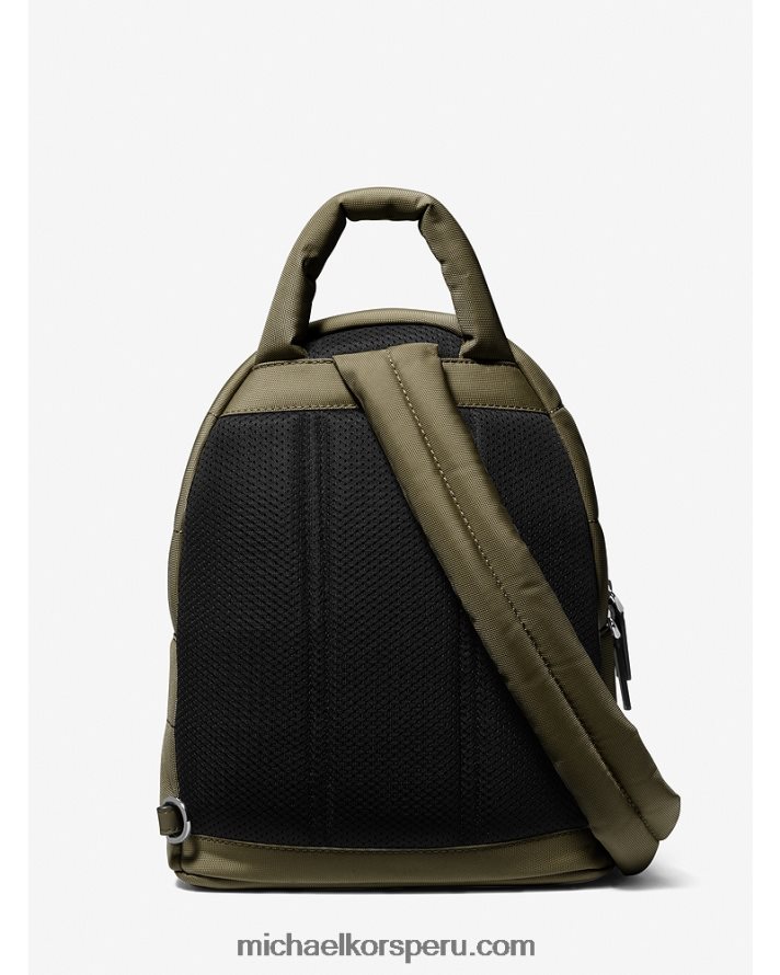 Z48V785 aceituna mujer Michael Kors riñonera kent de nailon reciclado acolchado