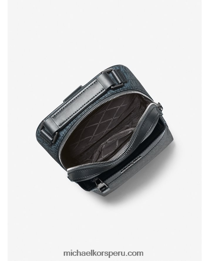 Z48V839 admrl/plazul mujer Michael Kors riñonera con logo de Hudson