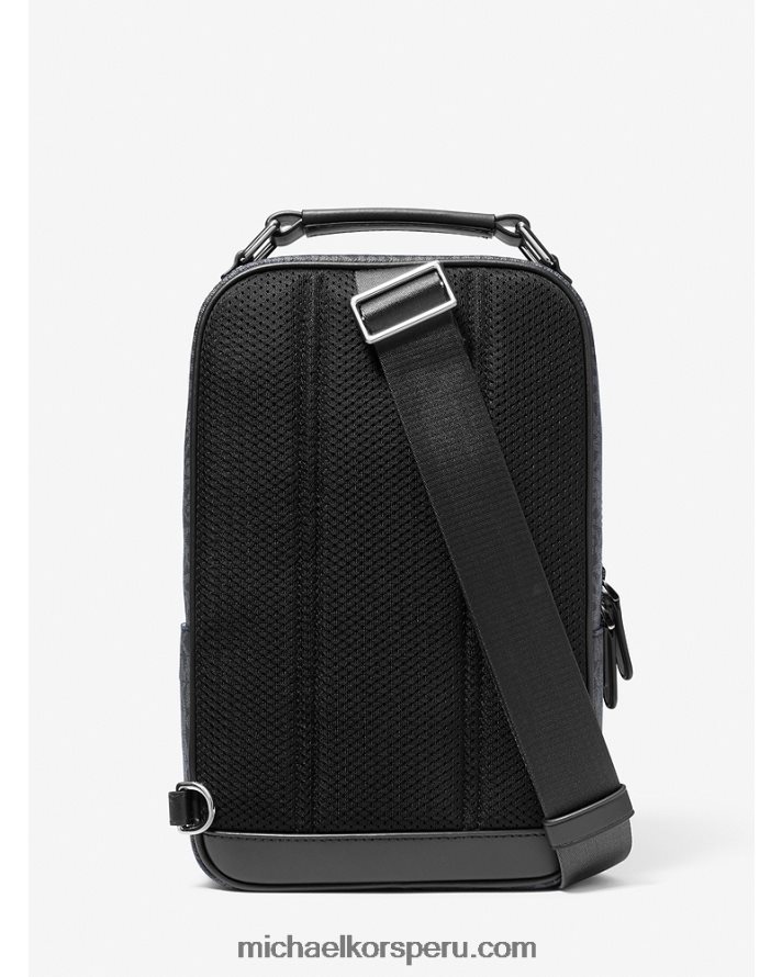 Z48V839 admrl/plazul mujer Michael Kors riñonera con logo de Hudson