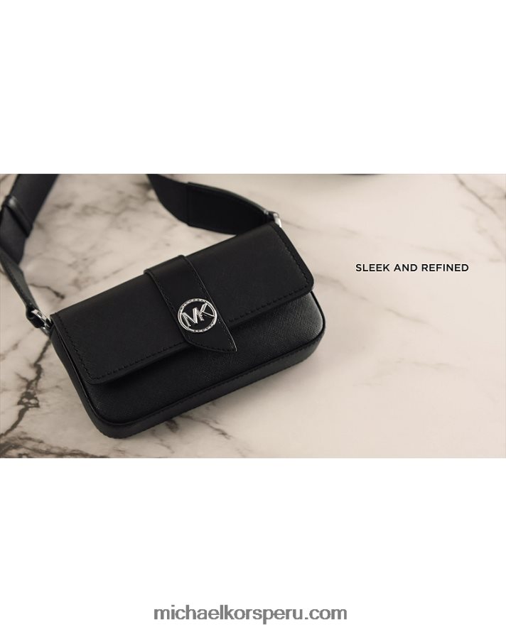 Z48V845 rosa mujer Michael Kors bandolera greenwich extrapequeña de piel saffiano