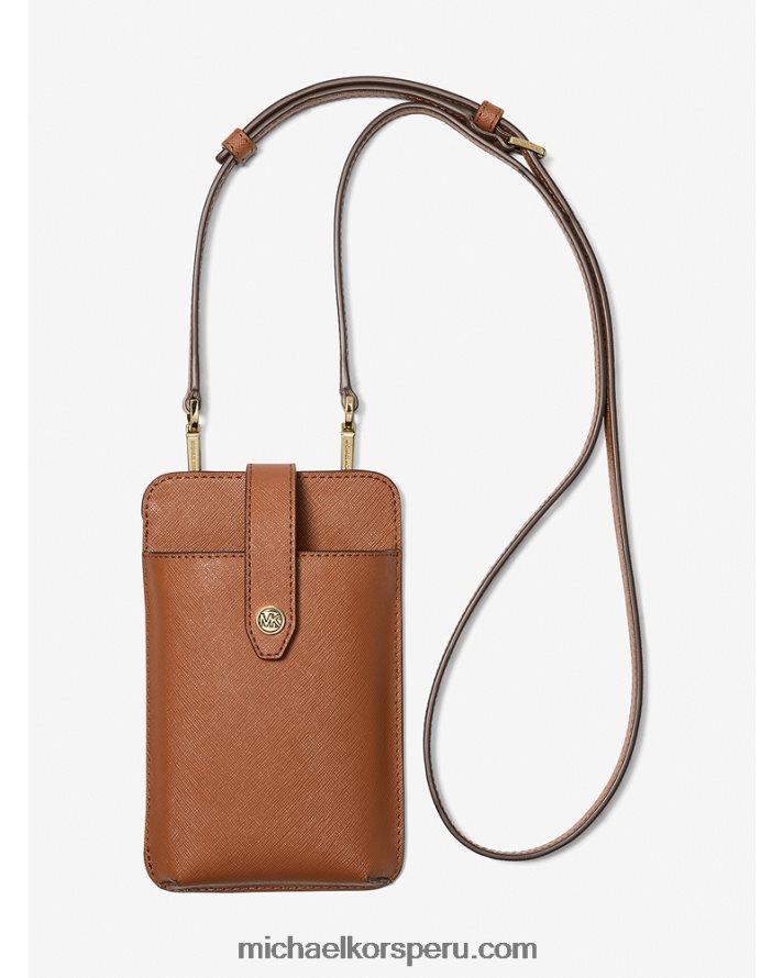 Z48V872 equipaje mujer Michael Kors bandolera para smartphone de piel saffiano