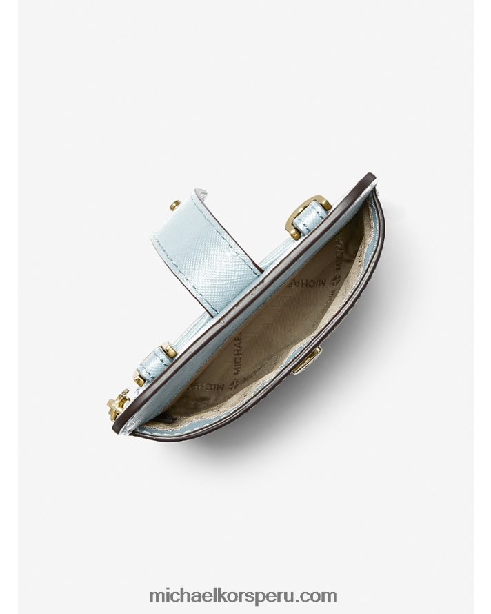 Z48V875 vista azul mujer Michael Kors bandolera para smartphone de piel saffiano