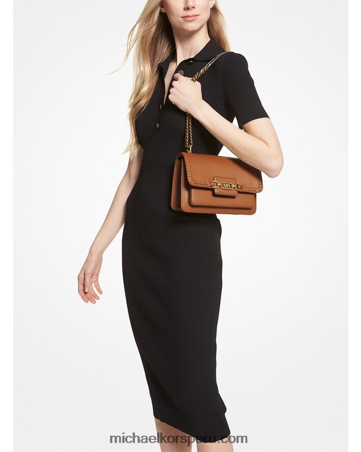 Z48V892 equipaje mujer Michael Kors bolso de hombro grande de piel jaspeada