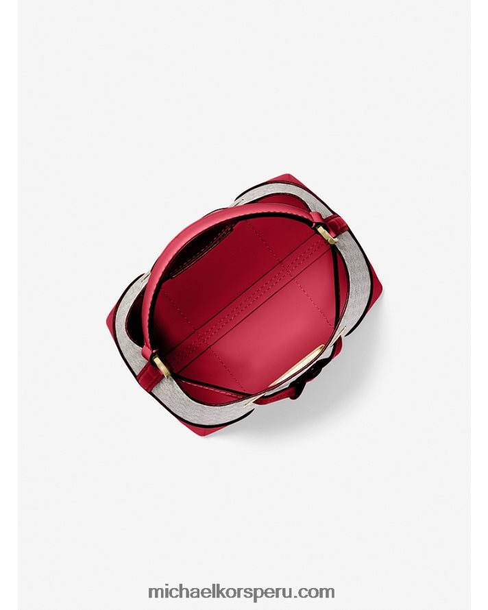 Z48V910 rosa carmín multicolor mujer Michael Kors bolso bombonera mercer pequeño con logo