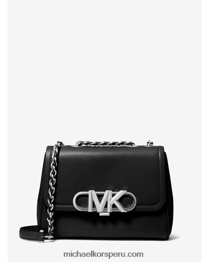 Z48V1299 negro mujer Michael Kors bolso de hombro parker mediano de piel